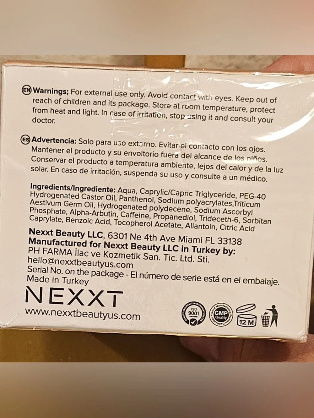 Nexxt item selected